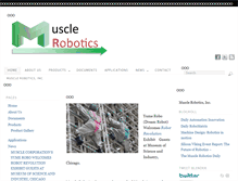 Tablet Screenshot of musclerobotics.com